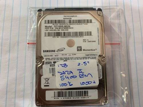 Samsung 1TB Laptop Hard Drive