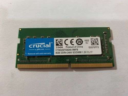 8GB DDR4-2400mhz LAPTOP MEMORY