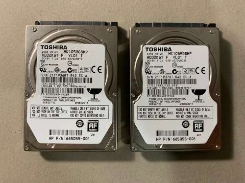 Toshiba 1TB Laptop HDD
