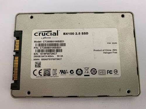 CRUCIAL 250GB LAPTOP SSD