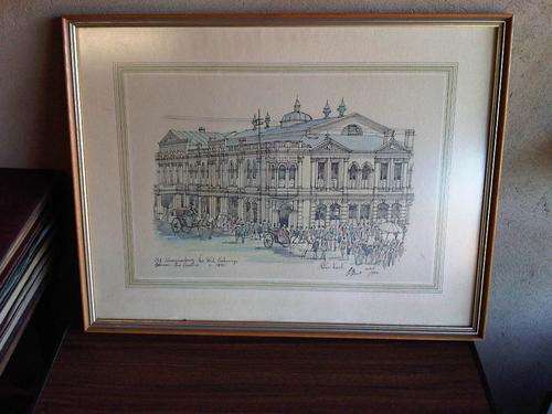Set of Two Watercolour by Peter Kent