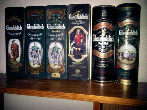 GLENFIDDICH TINS (SET AS ONE LOT)