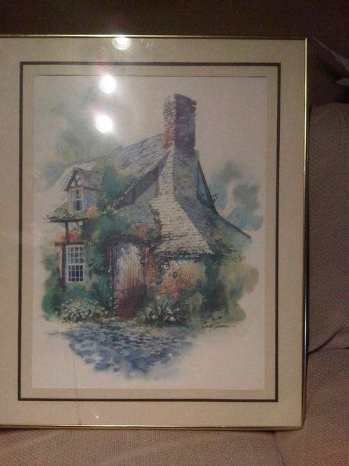 SET OF TWO WATERCOLOUR PRINTS BY DAVID SOLOMON