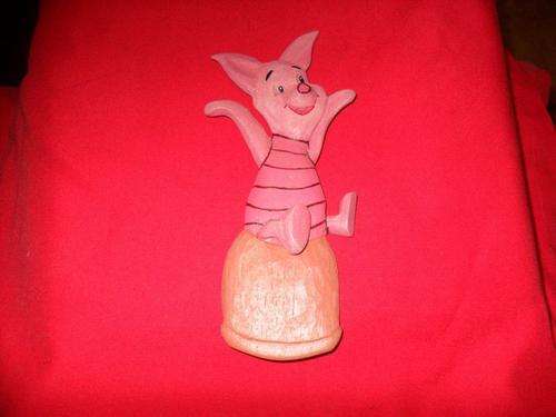 HAND CARVED PIGLET
