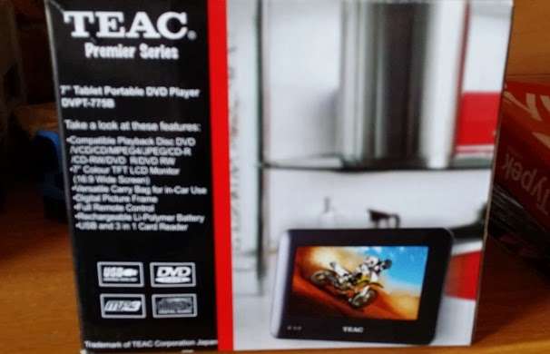 Teac 7 inch Portable DVD Player