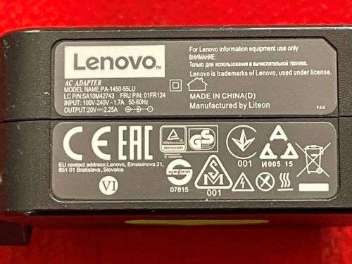 Lenovo Original Laptop Charger