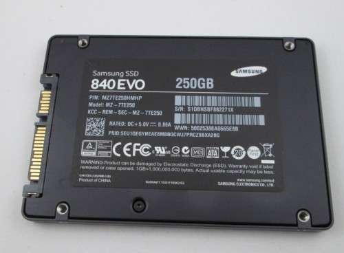 Samsung 840 EVO 250GB Laptop SSD