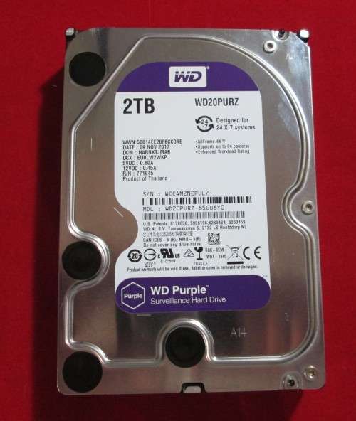 WD Purple 2TB Desktop HDD