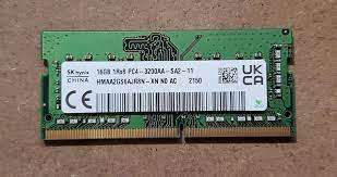 SK HYNIX 16GB PC4 3200 Laptop Memory