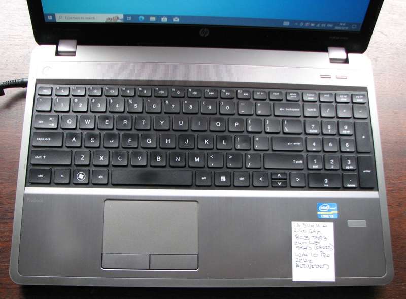 HP Pro Book 4540s Core i3 3110M 240GB SSD 8GB RAM Win 10 Pro *READ DESCRIPTION*