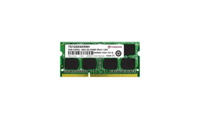 Transcend 8GB PC3L Laptop Memory