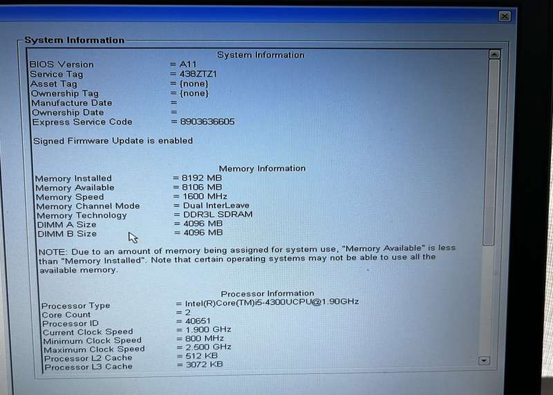 Dell Latitude E5540 Core i5 4300U 500GB HDD 8GB RAM Win 10 Pro *NEW BATTERY*