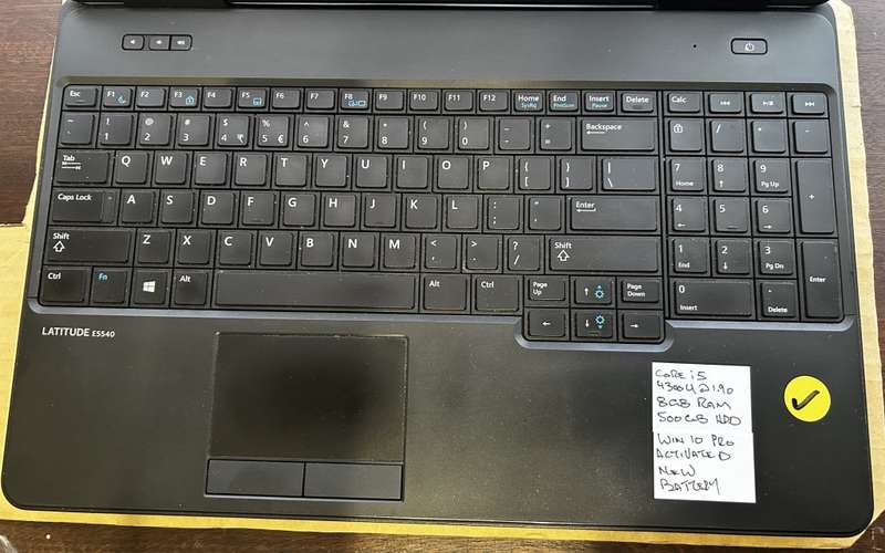 Dell Latitude E5540 Core i5 4300U 500GB HDD 8GB RAM Win 10 Pro *NEW BATTERY*