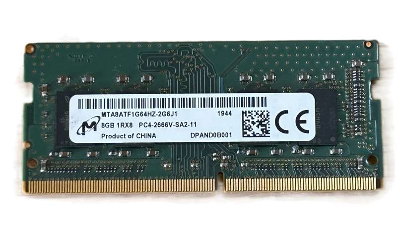 Micron 8GB DDR4 2666V Laptop Memory