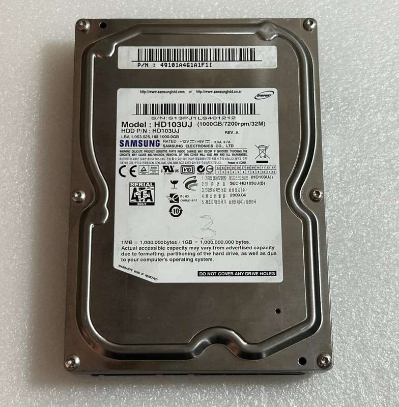 SAMSUNG Desktop HDD Bundle 1TB + 640GB *READ FULL DESCRIPTION*