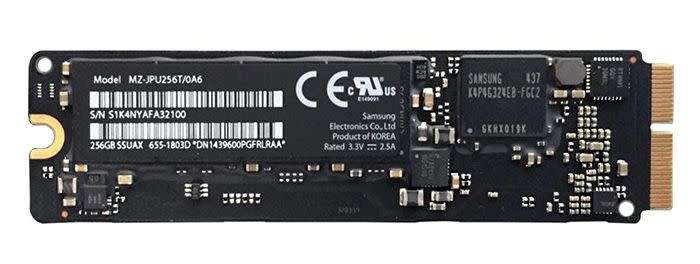 Samsung 256GB SSUBX SSD for MacBook Air A1466 2017