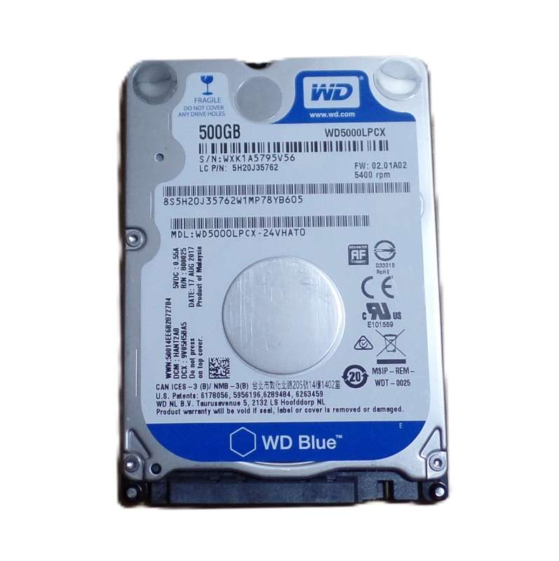WD Blue 500GB Laptop HDD