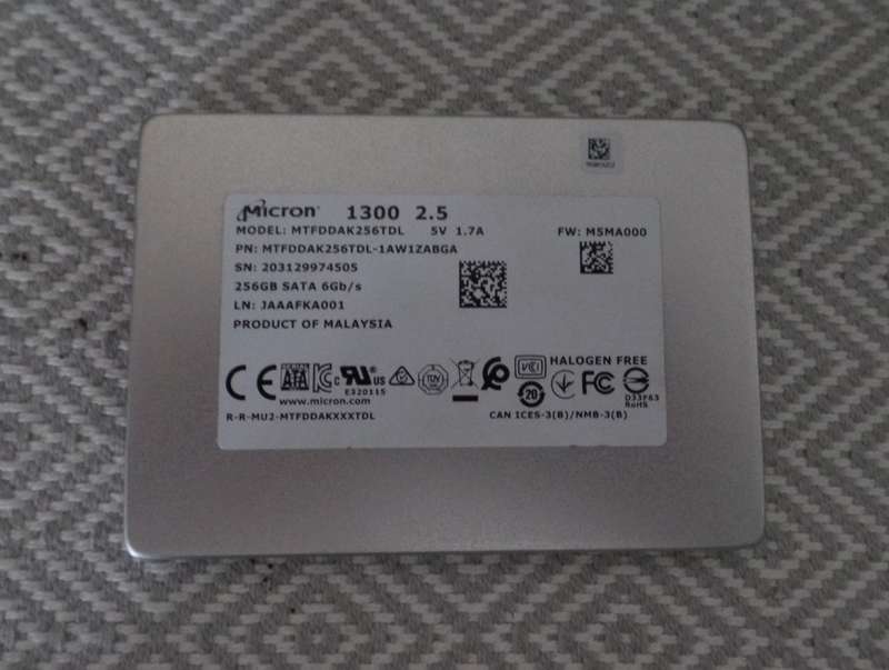 Micron 1300 256GB 2.5` SSD