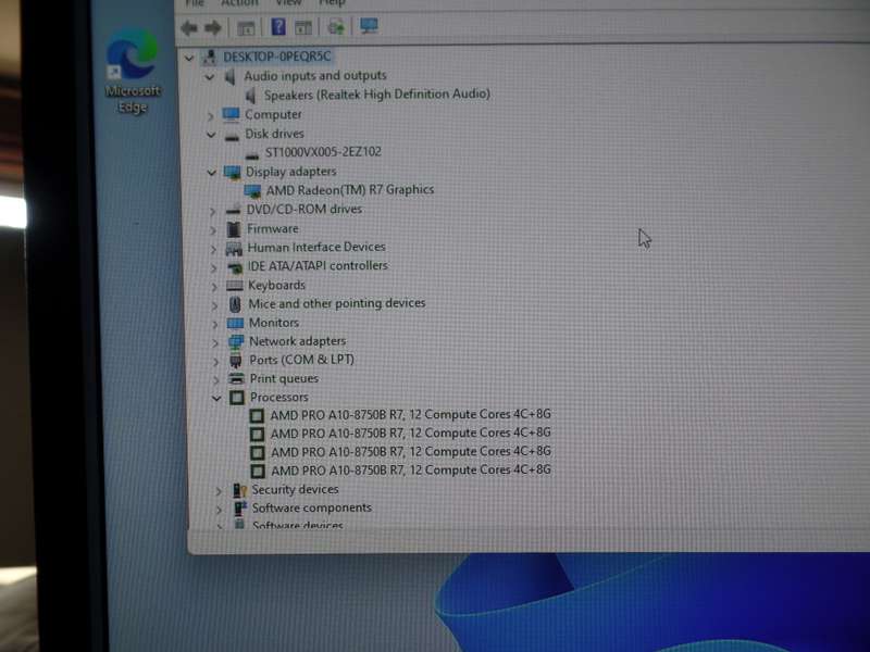 HP EliteDesk 705 G2 SFF AMD PRO A10 3.60GHz R7 1TB 3.5` HDD 8GB DDR3  Win 11 Pro *READ DESCRIPTION*