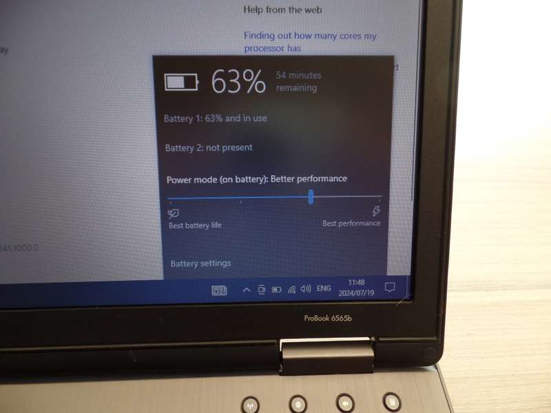 HP ProBook 6565b AMD A6 240GB SSD 8GB RAM Windows 10 Pro