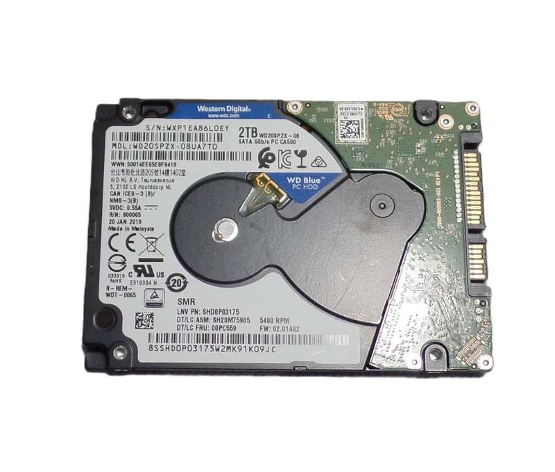 WD Blue 2TB Laptop HDD