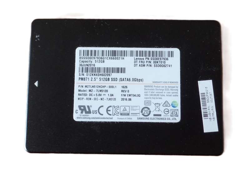 SAMSUNG 512GB 2.5` SSD