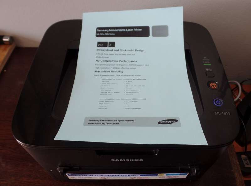 SAMSUNG ML-1915 Monochrome Laser Printer *NEW TONER*