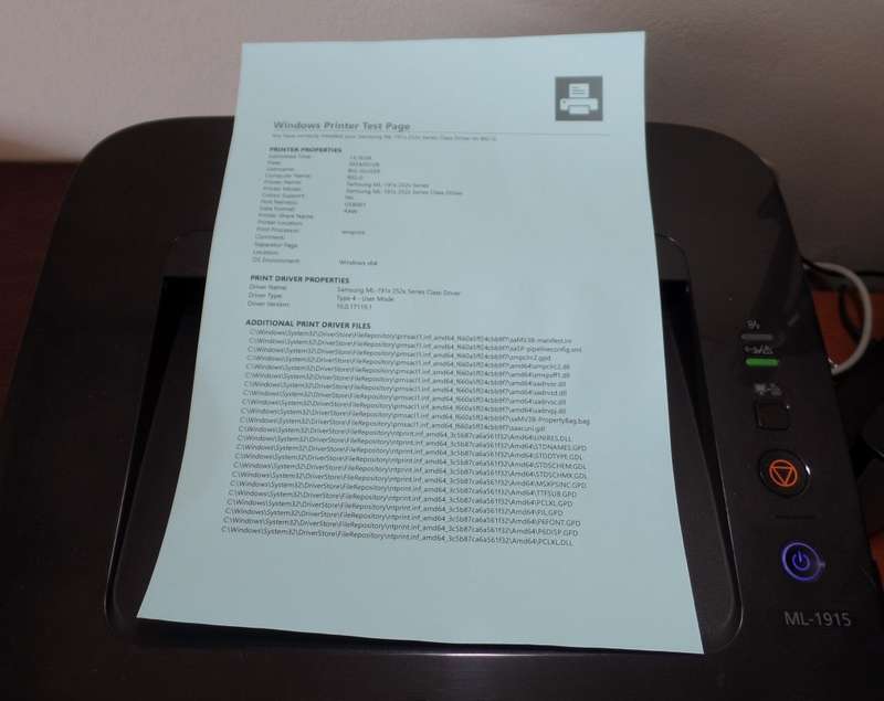 SAMSUNG ML-1915 Monochrome Laser Printer *NEW TONER*