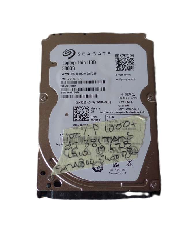 Seagate 500GB Laptop HDD
