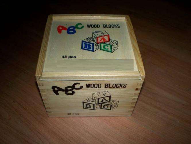 Educational ABC blocks 48 piece