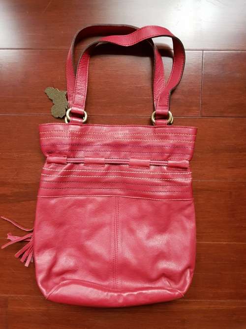 Leather Bag - Brand New - Deep Pink