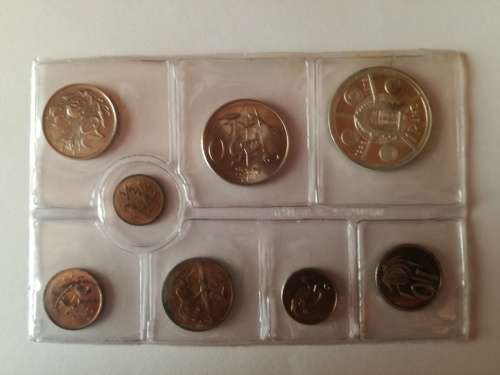 # 1974 SA mint pack with silver R1 #