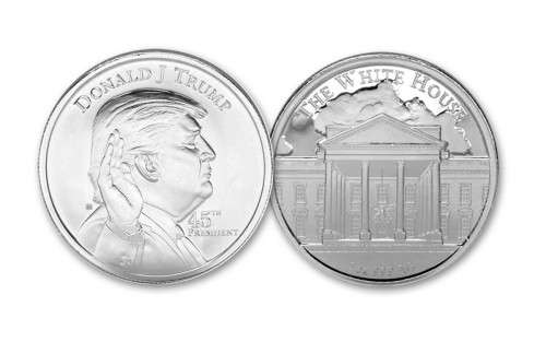 1 oz Trump Silver Rounds
