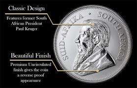 1 oz Silver Krugerrand Premium Uncirculated in zip lock bag
