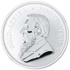 1 oz Silver Krugerrand Premium Uncirculated in zip lock bag