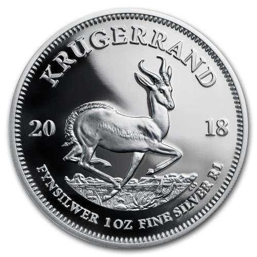 2018 1 oz Silver Proof Krugerrand