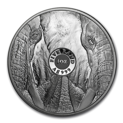 2019 Big 5 Elephant Double Capsule Proof Set (2 x 1 oz Silver Ag 999)