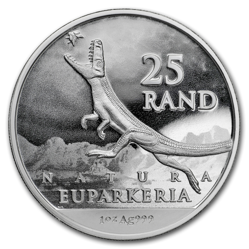 2019 1 oz Silver Euparkeria dinosaur - Still sealed