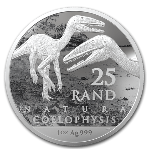 BRAND NEW !!!: 2020 Palaeontology Archosarus: The rise of the Dinosaurs R25, 1oz Silver BU