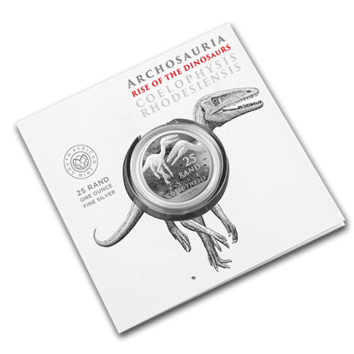 BRAND NEW !!!: 2020 Palaeontology Archosarus: The rise of the Dinosaurs R25, 1oz Silver BU