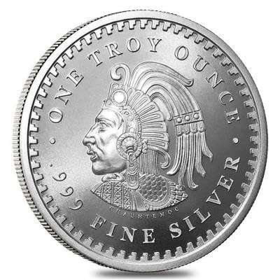 * Just arrived*1 oz. Silver Aztec Rounds Bullion