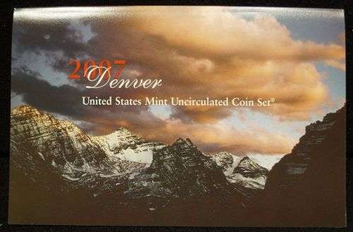 2007 US Denver Mint Uncirculated 14-Coin Set - Sealed USA Government Packaging