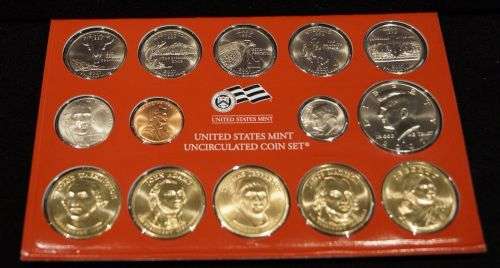 2007 US Denver Mint Uncirculated 14-Coin Set - Sealed USA Government Packaging