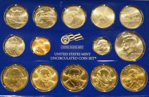 2007 US Philadelphia Mint Uncirculated 14-Coin Set - Sealed USA Government Packaging