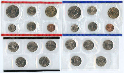2005 Philadelphia and Denver US Mint Uncirculated 20 Coin BU Set