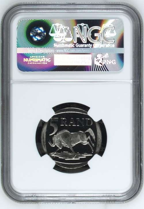 2000 Nelson Mandela `Smiley` PL63 Ultra Cameo R5 Coin