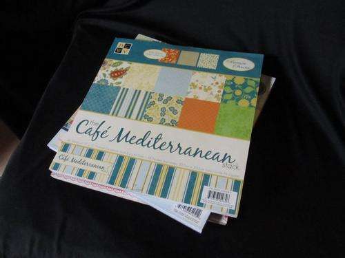 DCWV PREMIUM CARDSTOCK STACK  12"X12" CAFE MEDITERRANEAN STACK