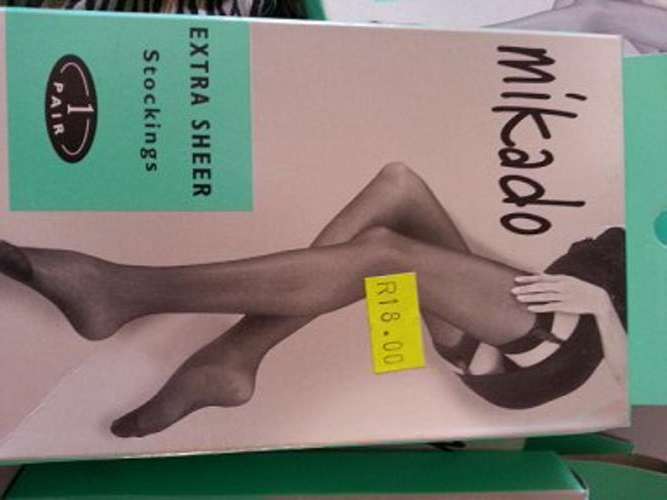 Extra Sheer Stockings - Large - White