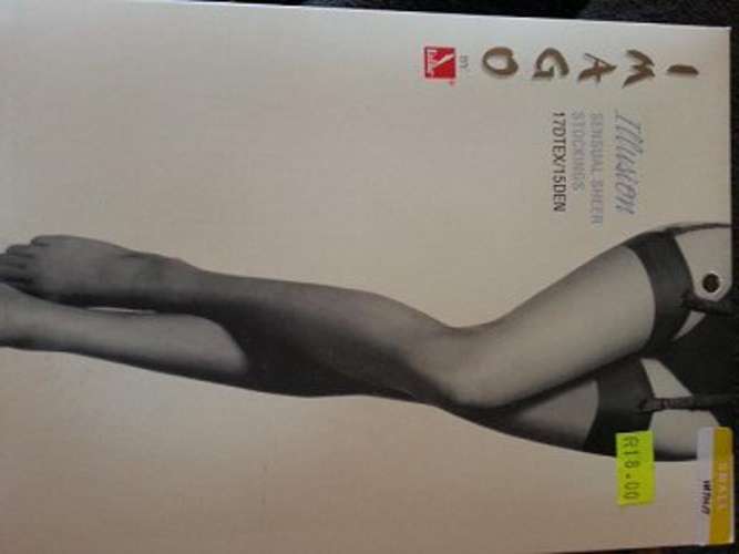 Imago Illusion Sensual Sheer Stockings - Small - Champagne