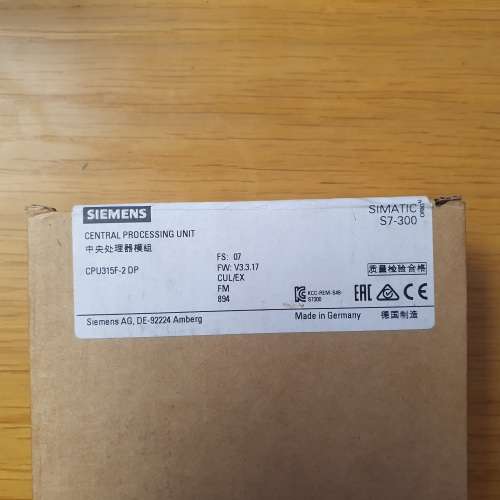 Siemens 6ES7315-6FF04-0AB0